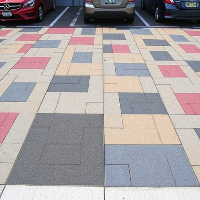 Car Parking Tiles Design