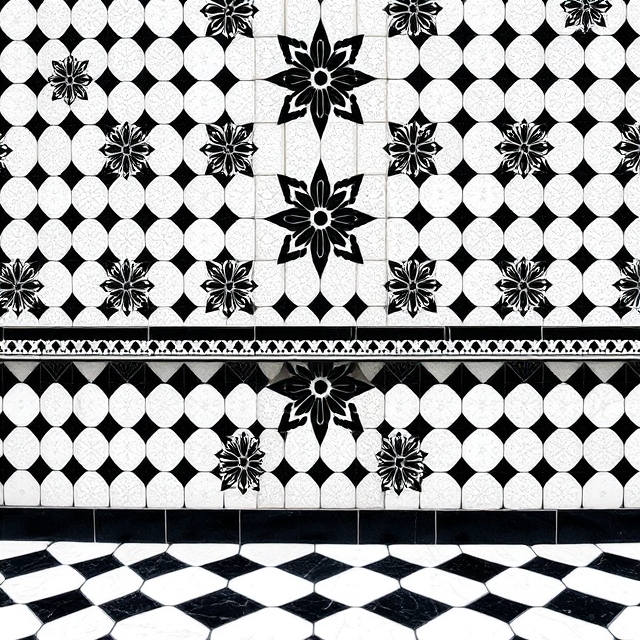 Black and White Tile